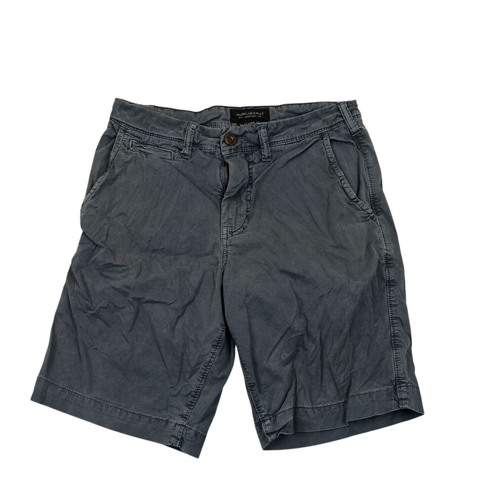 American Eagle Women's Chino Shorts Size 26 Next Level Flex Gray Casual Summer